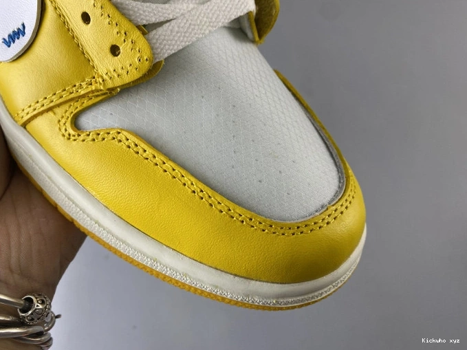 1 NRG AQ0818-149 Yellow-Cone Powder Off-White Dark Jordan x Air White 0816